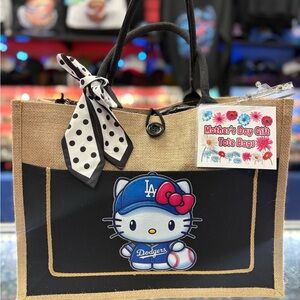 Hello Kitty Dodgers Tote Bag